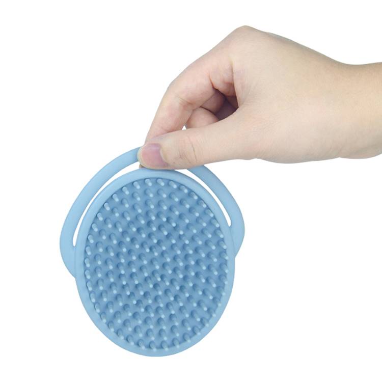 High Quality Food Grade Silicone Massage Hair Shampoo Brush